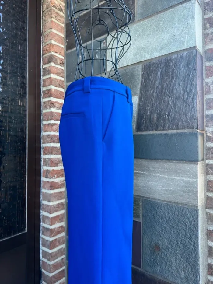 Pantalon costume bleu Zara Taille XS / 34 - photo numéro 15