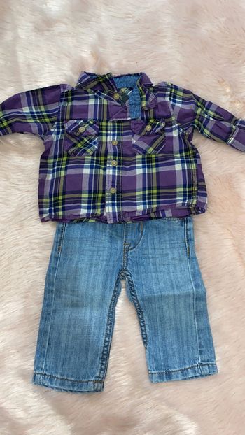 Ensemble chemise jeans 👖