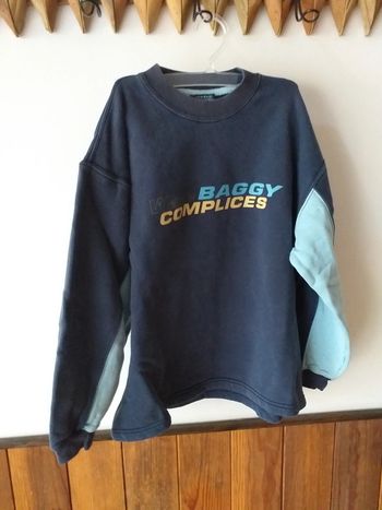 Sweat bleu complice taille 8 ans
