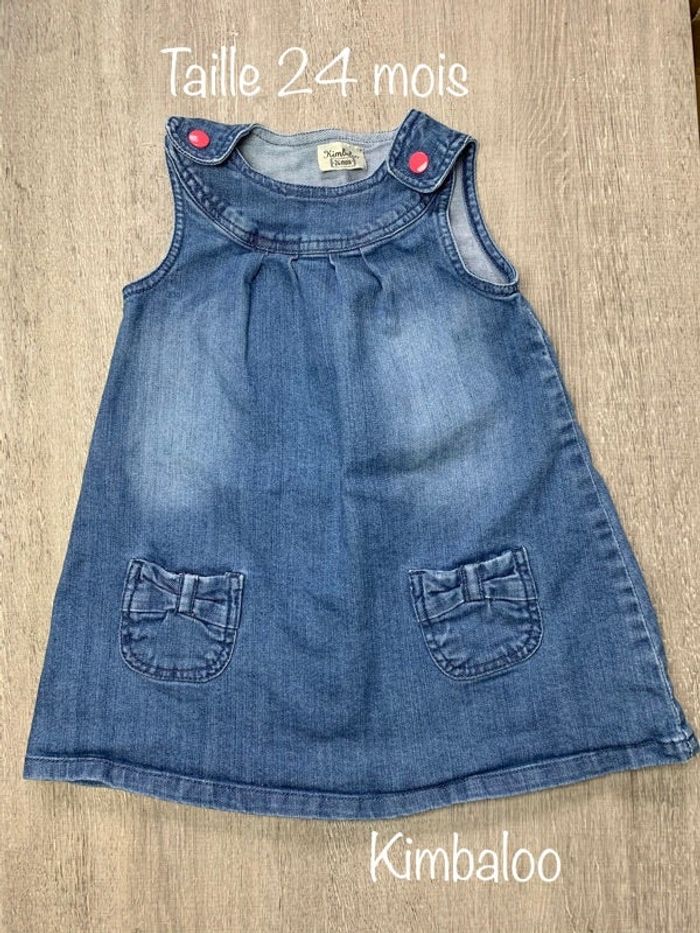 Robe en jean - taille 24 mois