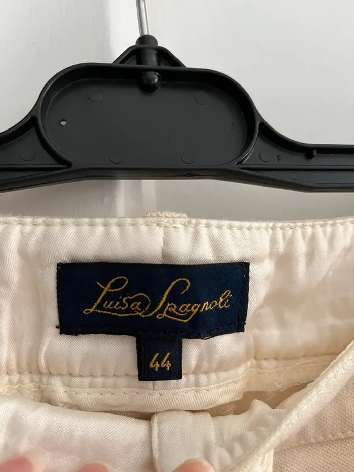 Pantalon couleur crème Luisa Spagnoli T40 Très bon état - photo numéro 3