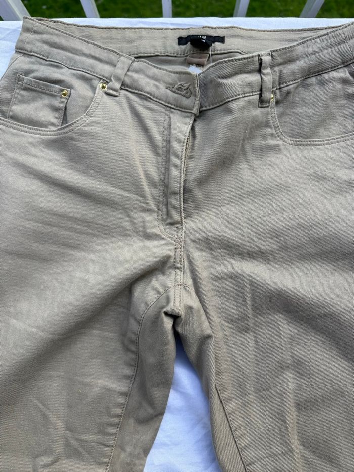 Pantalon Slim beige H&M – Taille 40 - photo numéro 4