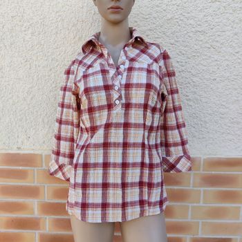 Chemise à carreaux femme enceinte H&M mama taille S