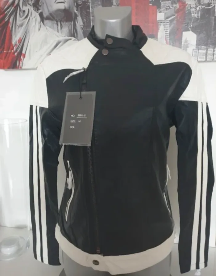 Blouson perfecto noir Taille M - photo numéro 3