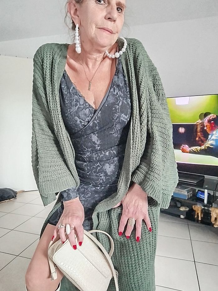 Grand cardigan (grande taille lire descriptif) Vintage - photo numéro 5