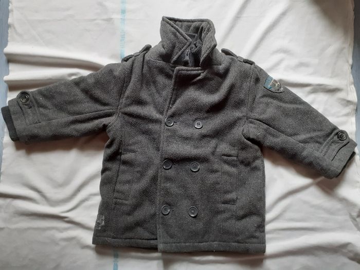 Manteau chaud gris