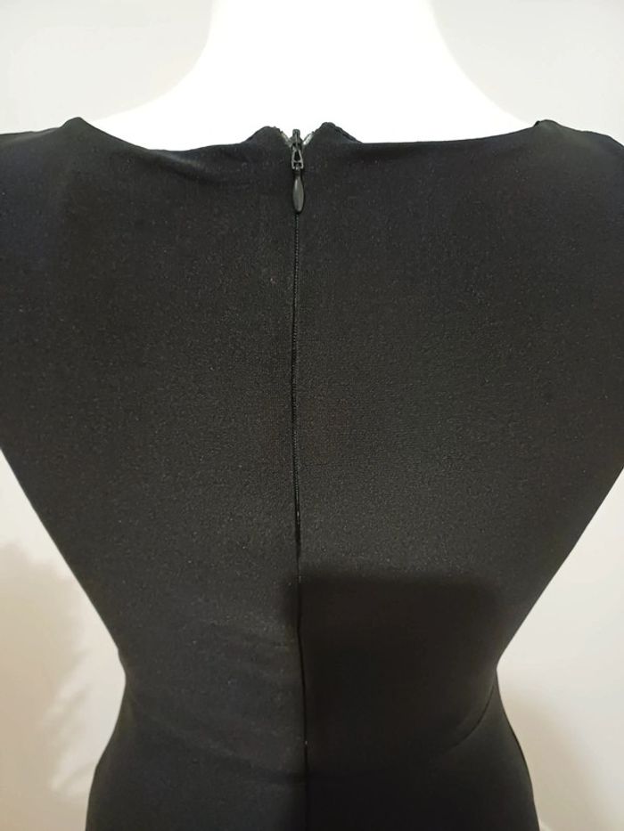 Robe noire chic cache-coeur Voyelles taille XS 34 - photo numéro 7