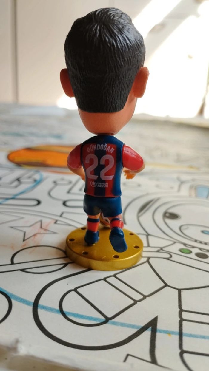 Petite figurine foot neuve Ilkay Gundogan FC Barcelone - photo numéro 2