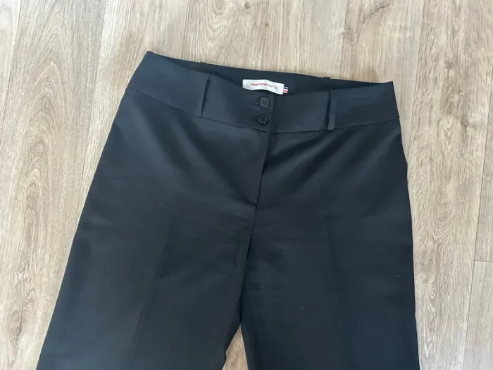 Hippocampe, pantalon noir, modèle tulipe femme, taille 40 - photo numéro 9