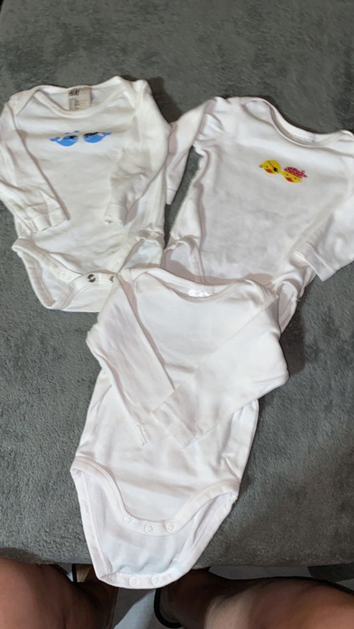 Lot de 3 bodys H&M
