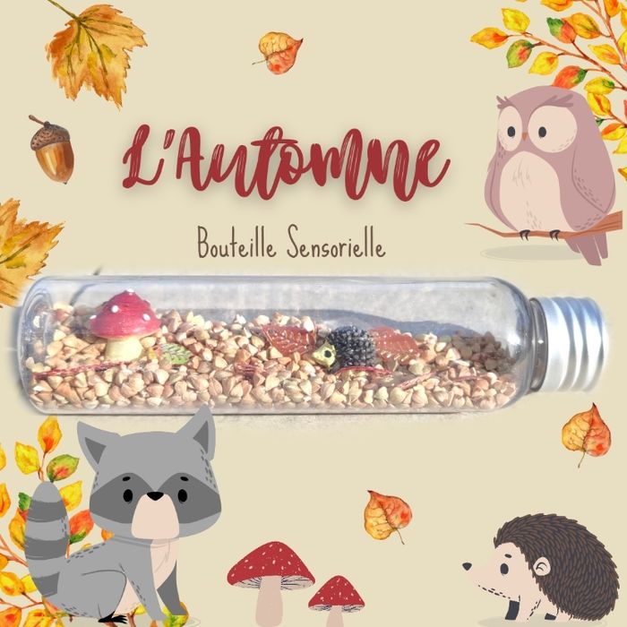 Bouteille sensorielle automne