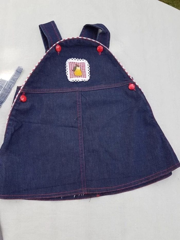 Lot de 2 robes + legging fille 6 mois - photo numéro 4