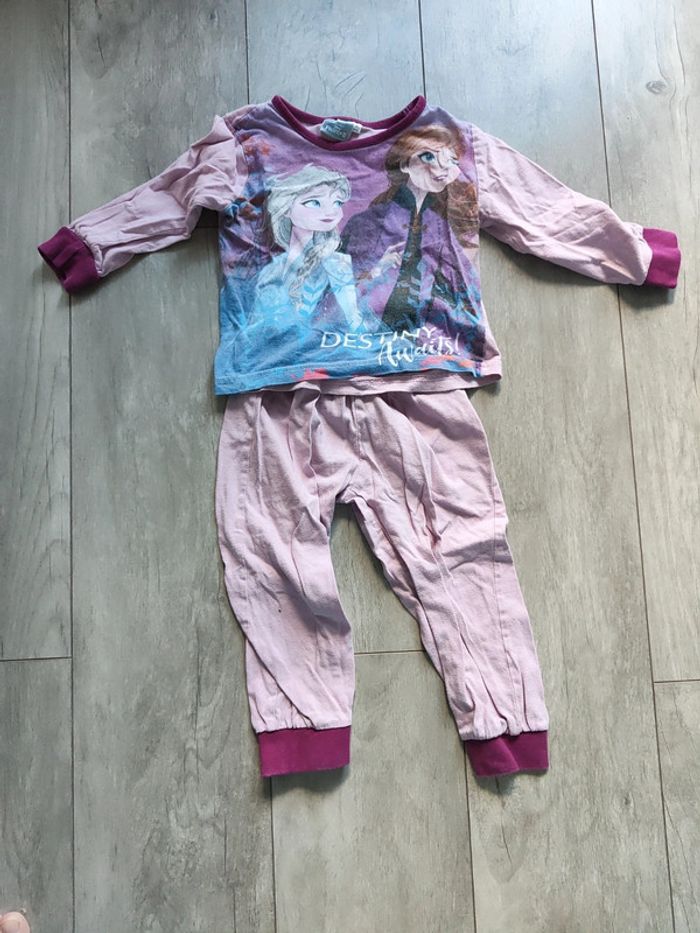 Pyjamas reine des neiges 3 ans