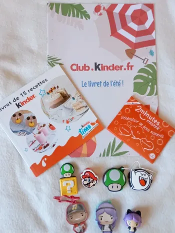Lot de 7 figurines Kinder Joy