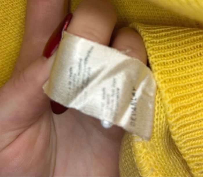 💛Pull Vintage Comme Neuf Lacoste Jaune Pâle/ Moutarde - Taille M(38/40) - photo numéro 8