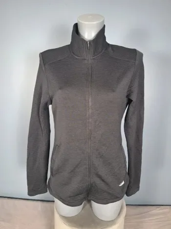 Veste Adidas Golf femme – zippée et côtelée  (586)