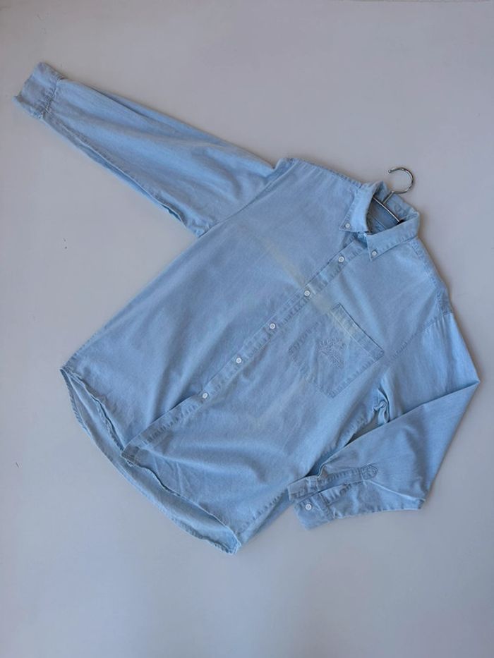 Chemise Avec Mention vintage taille 37/38 délavé - photo numéro 2