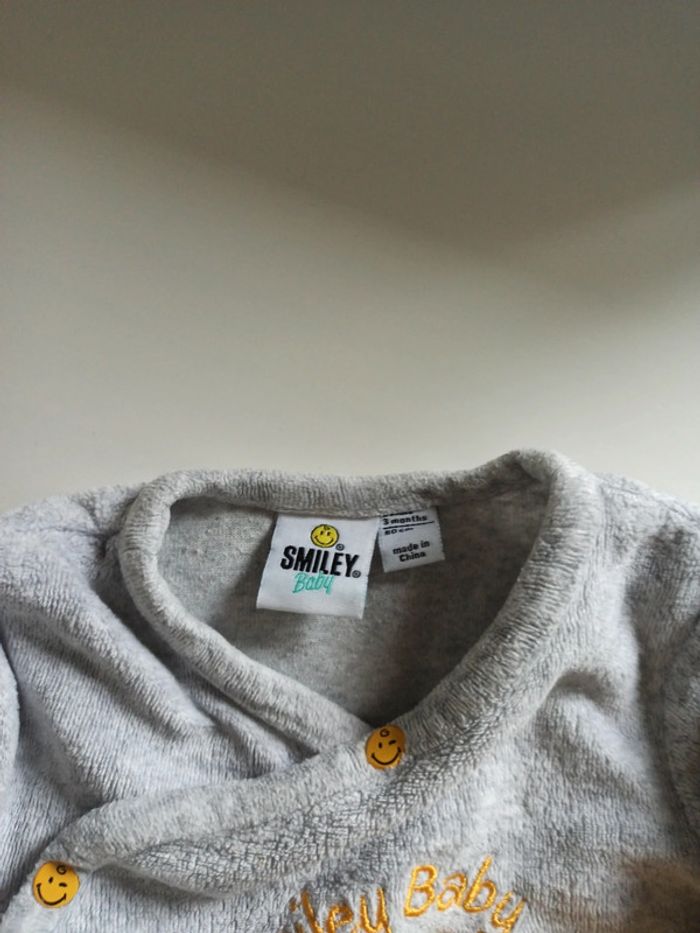 Pyjama 3 mois smiley - photo numéro 3