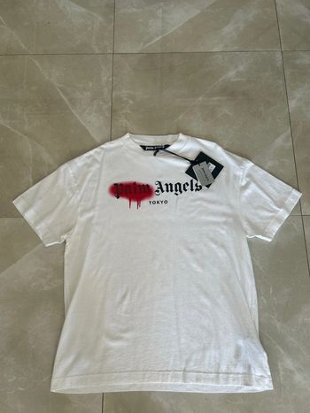 T Shirt Palm Angela Spray Tag Tokyo