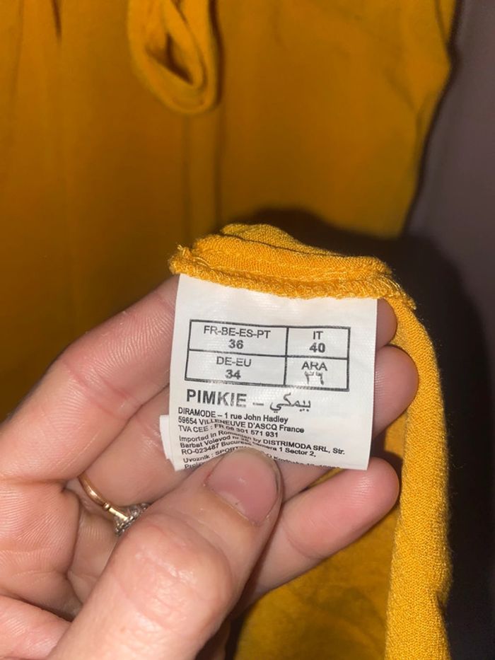 Robe jaune moutarde - photo numéro 4
