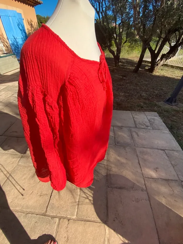 Blouse, tunique, ample et légère, mino dusud - photo numéro 6