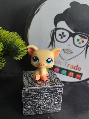 lps00865 My Littlest Petshop Pet Shop LPS Hasbro Cochon Pig 475
