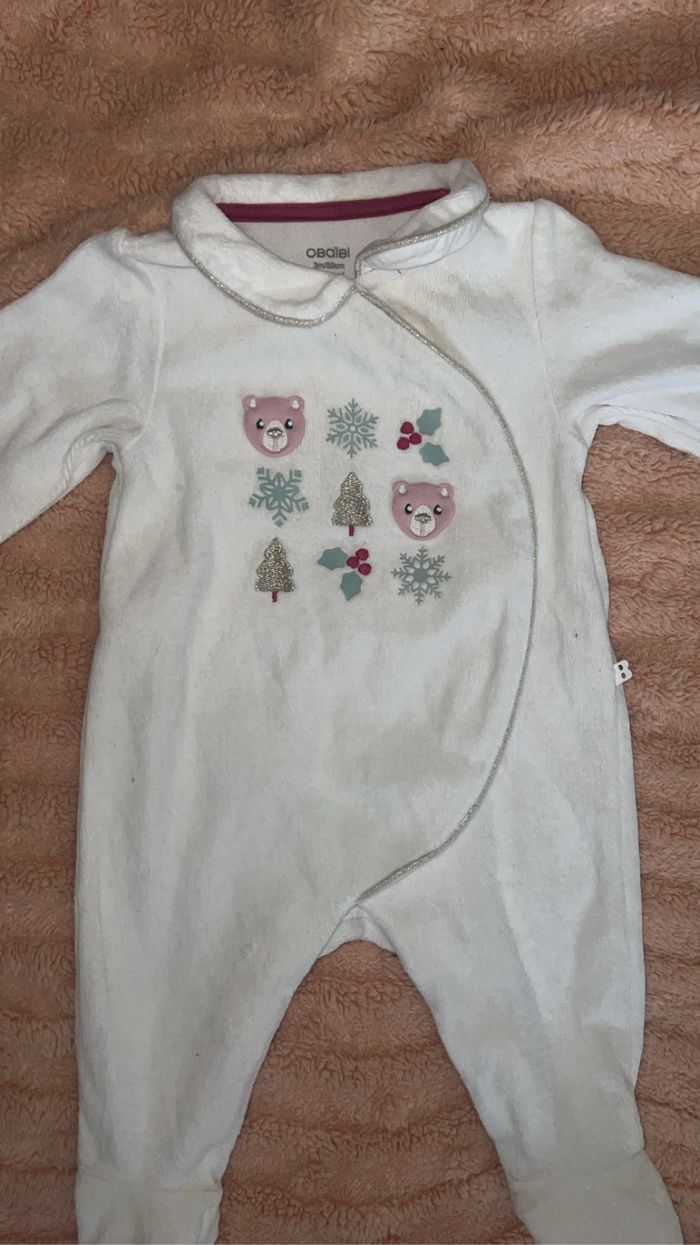 Pyjama blanc 3 mois - photo numéro 9