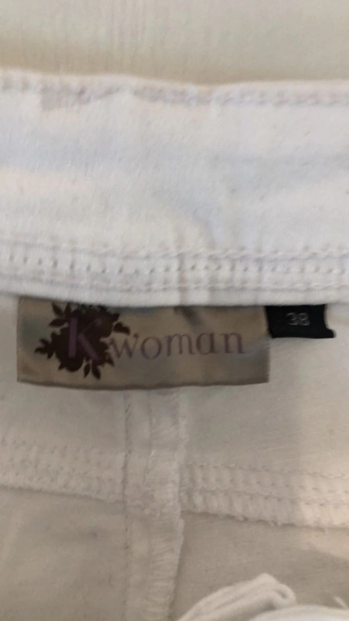 Bermuda Woman taille 38 Blanc - photo numéro 7