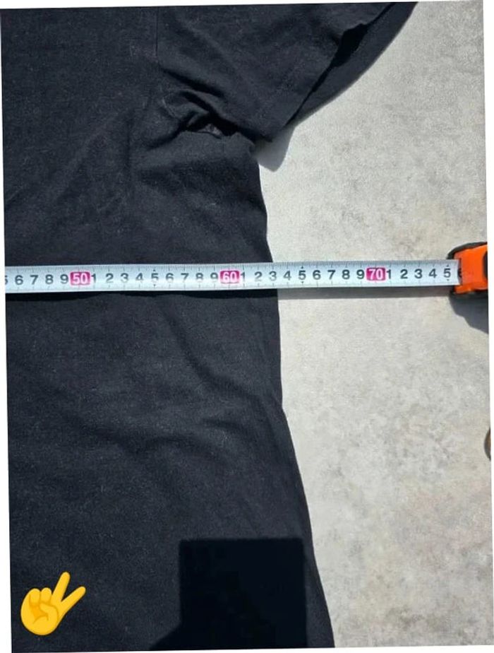 T-shirt Ralph Lauren XXL coupe col rond noir Homme Men tee66 - photo numéro 6