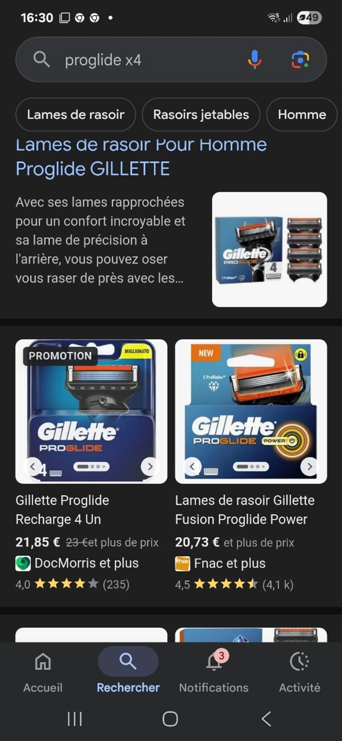 Gillette proglide - photo numéro 4