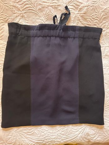 Jupe Sandro bicolore noire & marine - Taille 2 (38)