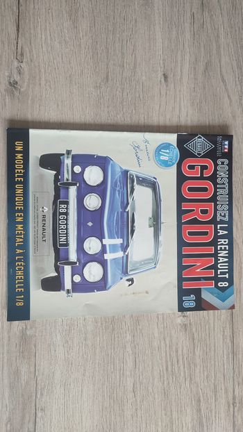 Fascicule numéro 18 n°18 seul sans pièce Renault R8 Gordini 1/8 1/8ème Eaglemoss collections #D08