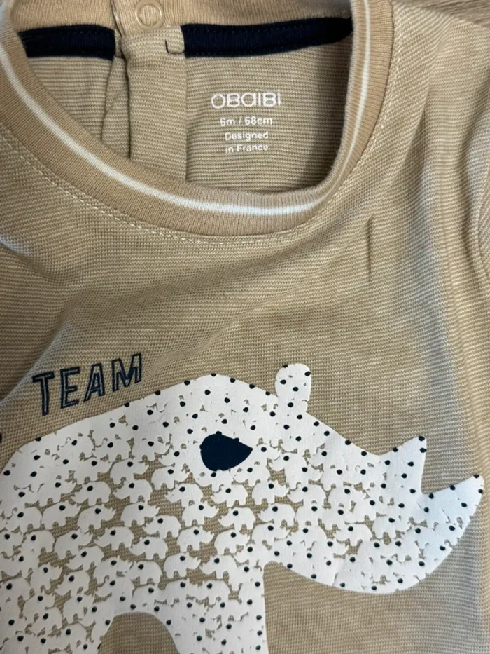 T-Shirt Obaibi 6M - photo numéro 3