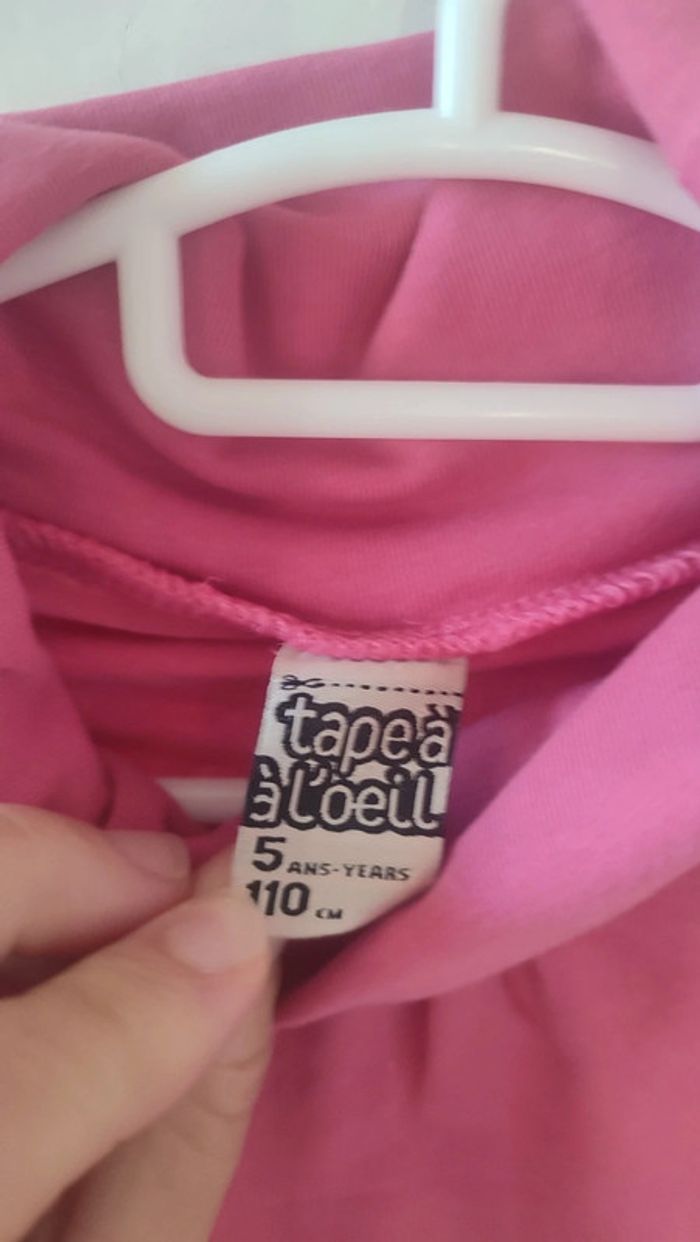 Sous pull tape à l'oeil 5 ans - photo numéro 2