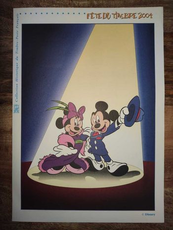 Disney Fête du timbre 2004 Feuillet
