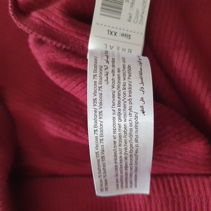 Très joli hait couleur bordeaux avec petits boutons taille XXL breal - photo numéro 8