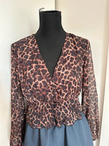 Top à motif taille 40