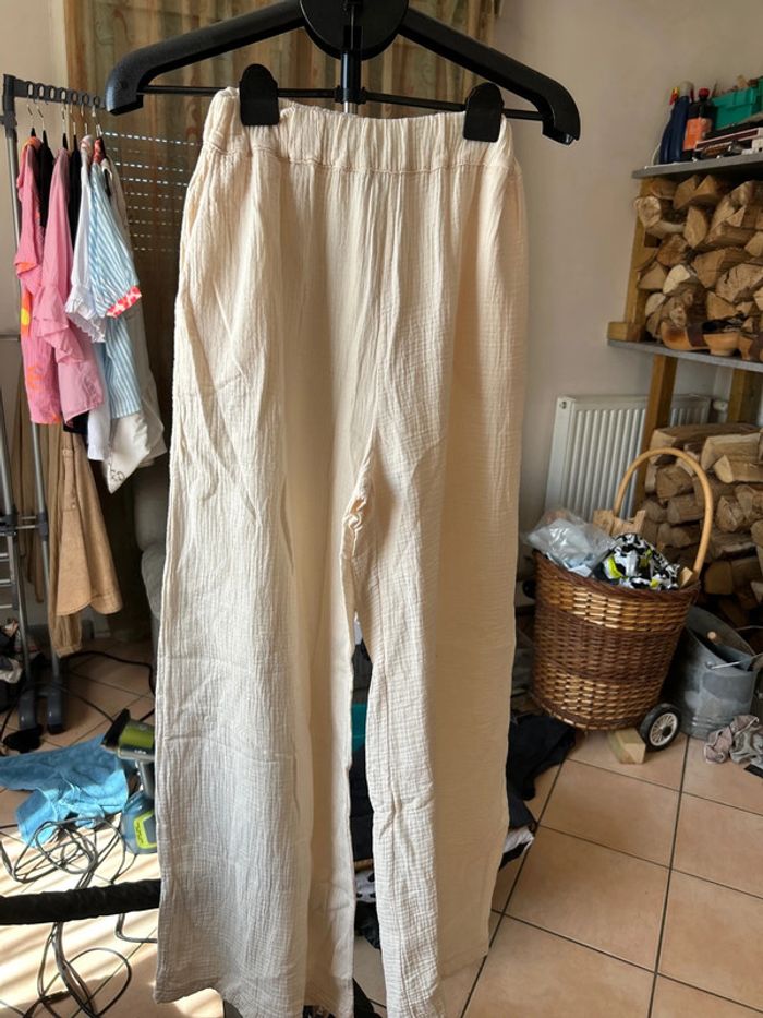 Pantalon Toscandjoe écru