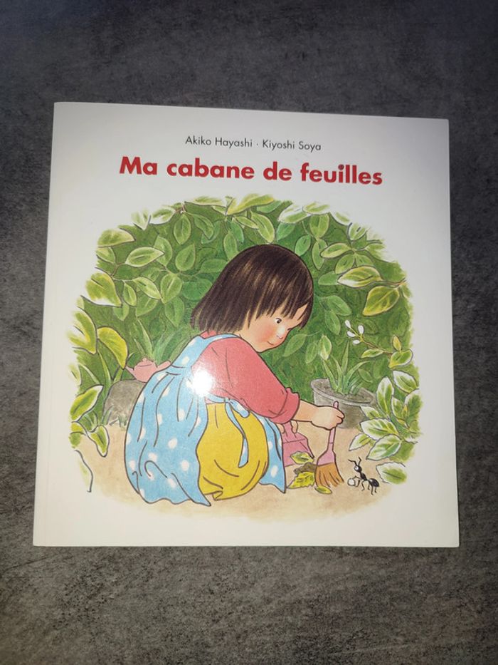 livre "ma cabane de feuilles"