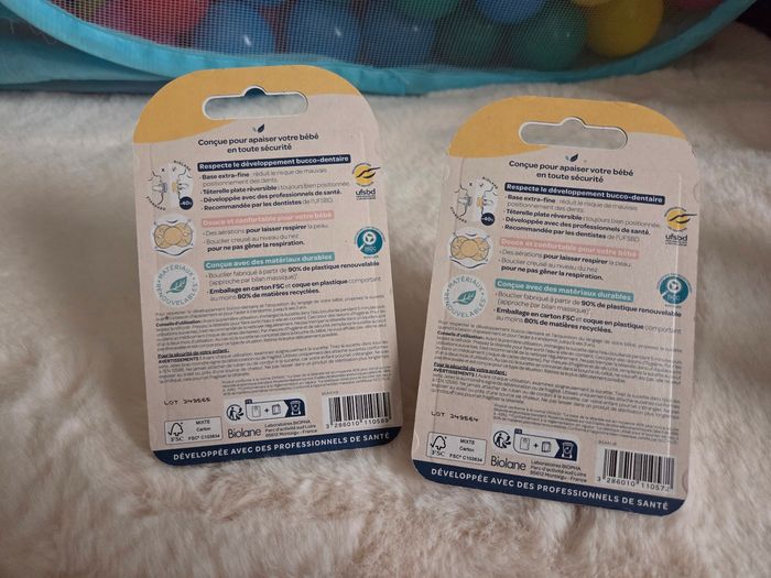 Lot de 4 Tétines