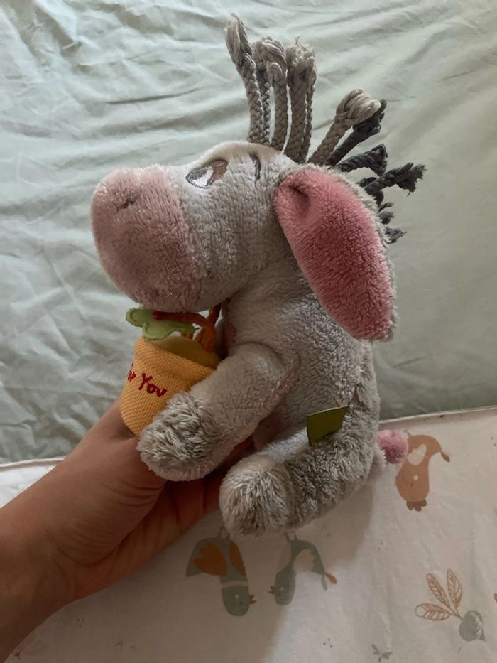 Peluche bourriquet gris clair - photo numéro 2