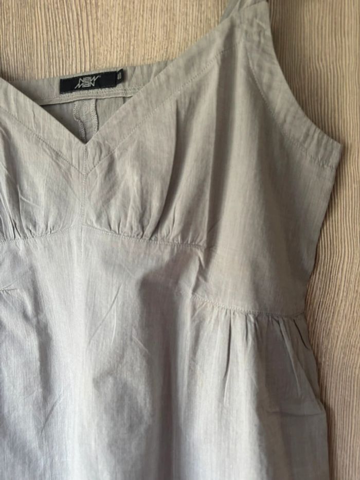 Top en coton gris - Y2K - New man - T40 - photo numéro 6