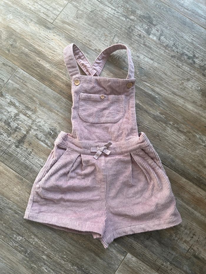 Combishort velours 6 ans