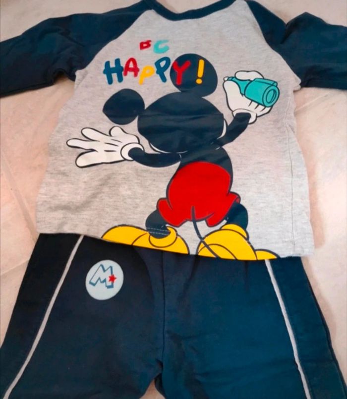 Ensemble jogging bébé garçon 9 mois Mickey - photo numéro 2