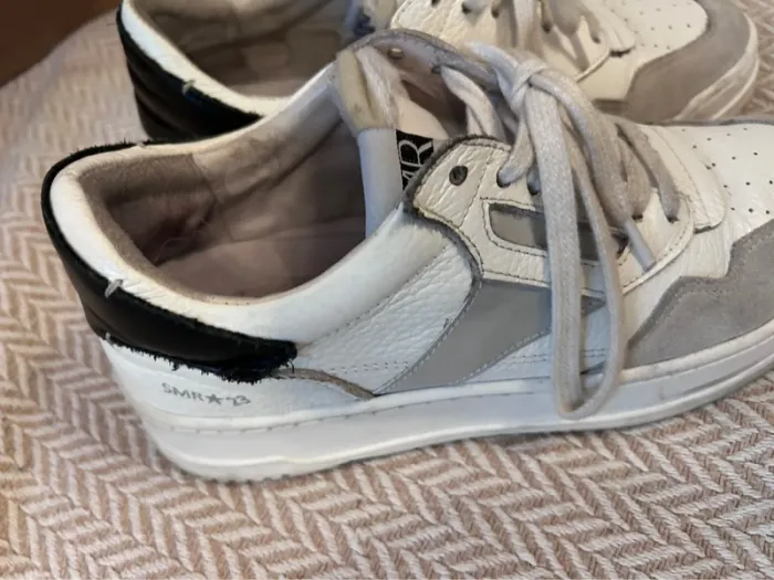 Basket Semerdjian taille 38 blanc et noir - photo numéro 3