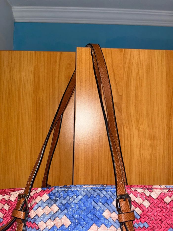 Sac à main multicolore avec motif géométrique (moyen) - photo numéro 8