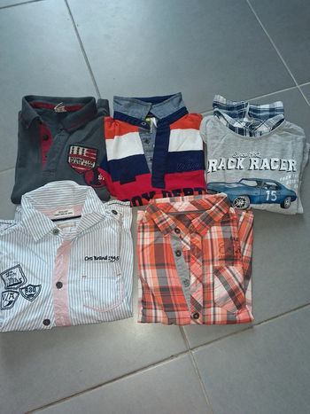 Lot polos et chemises 6 ans