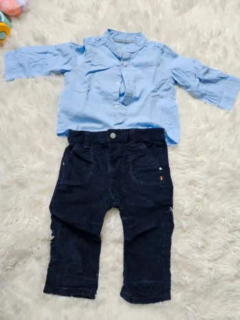 Ensemble chemise pantalon 6 mois