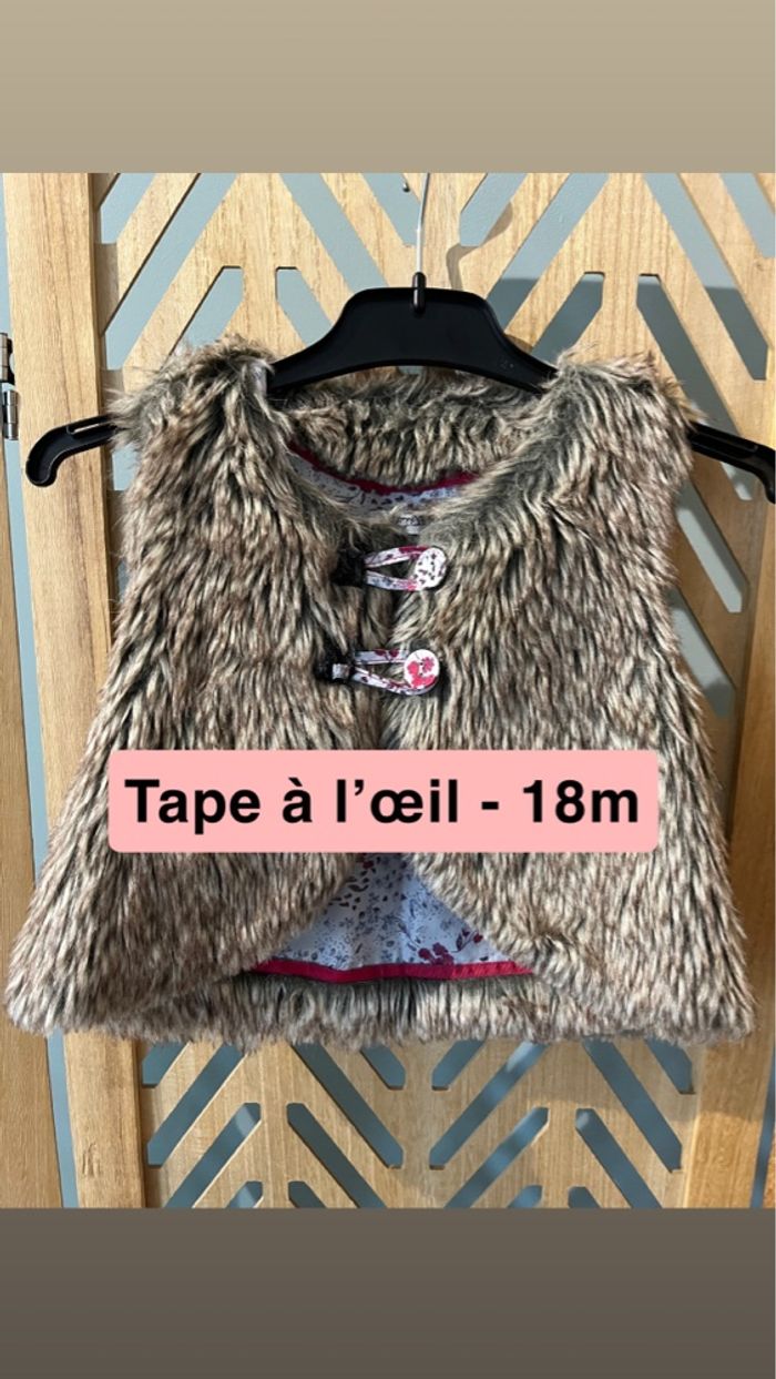 Gilet fourrure tao 18m