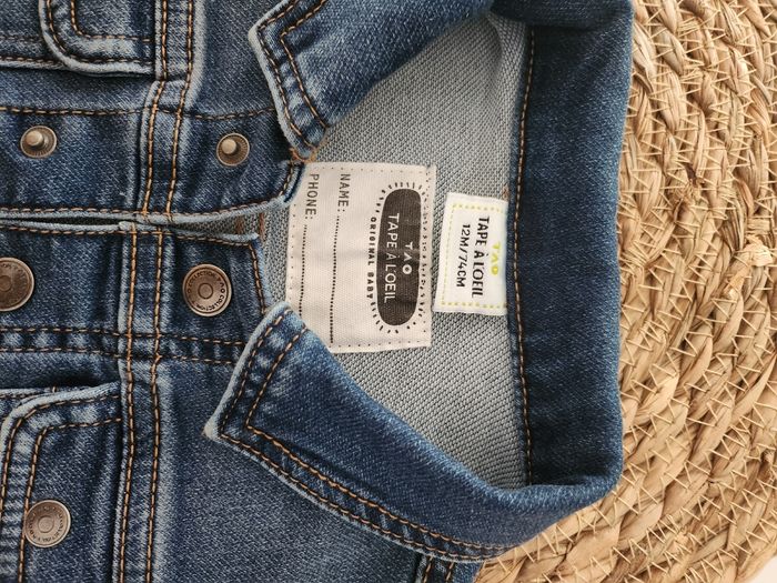 Veste jean dpam 12cm - photo numéro 2